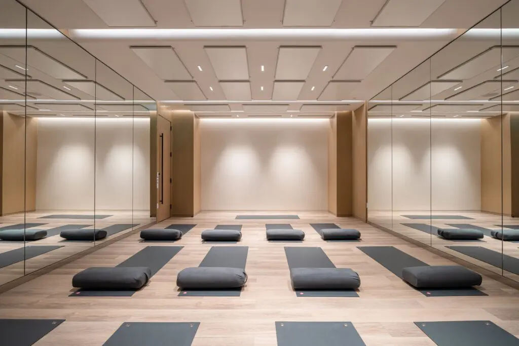 Canyon Ranch Wellness Club's new Zen yoga studio. (Photo by Canyon Ranch)