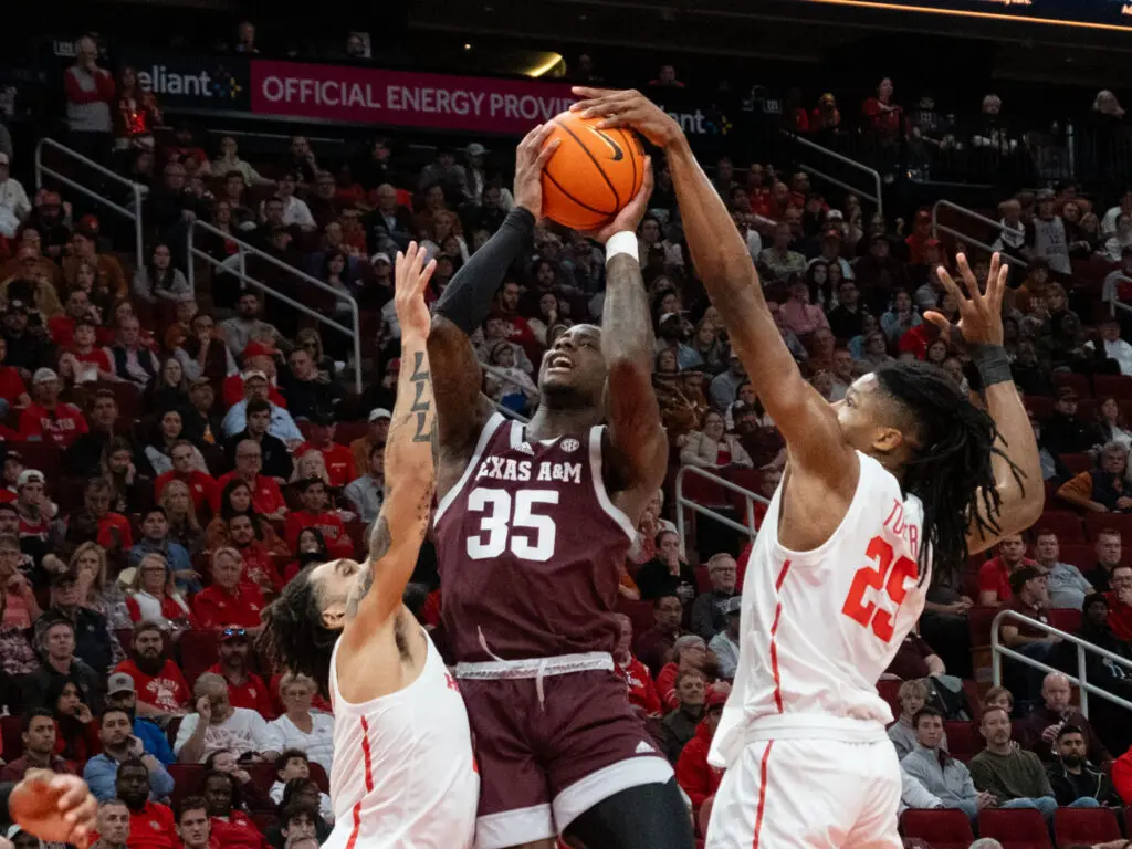 University of Housto forward JoJo Tugler (No. 25) can be a game changer. (Photo by F. Carter Smith)
