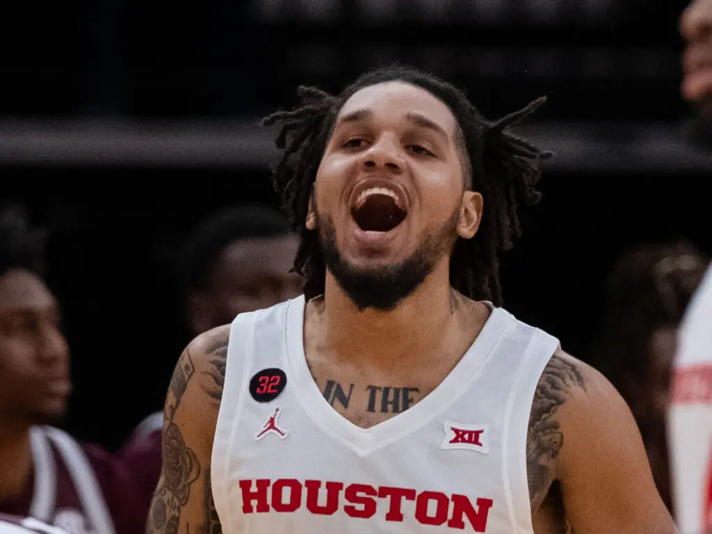 University of Houston guard Emanuel Sharp loves the big stage. (Photo by F. Carter Smith)