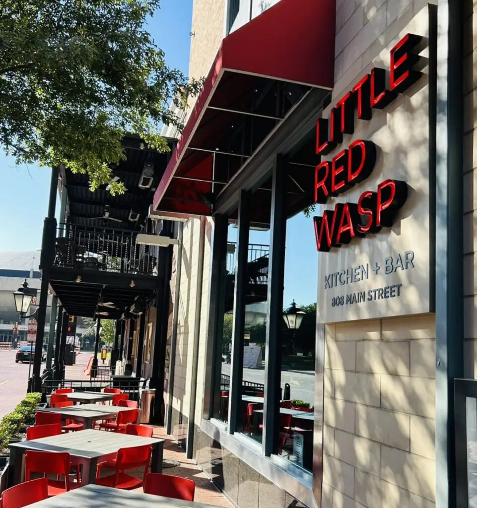  Little Red Wasp turns 10 in downtown Fort Worth.