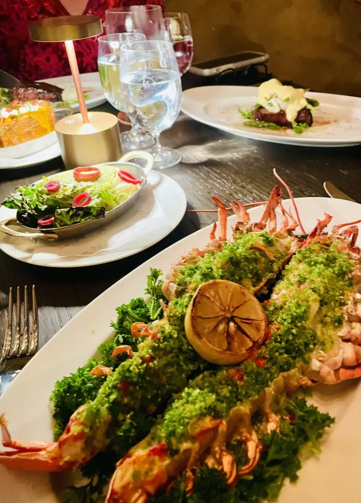 Lobster Thermidor at Bricks and Horses inside the brand new Bowie House. (Photo by Courtney Dabney)