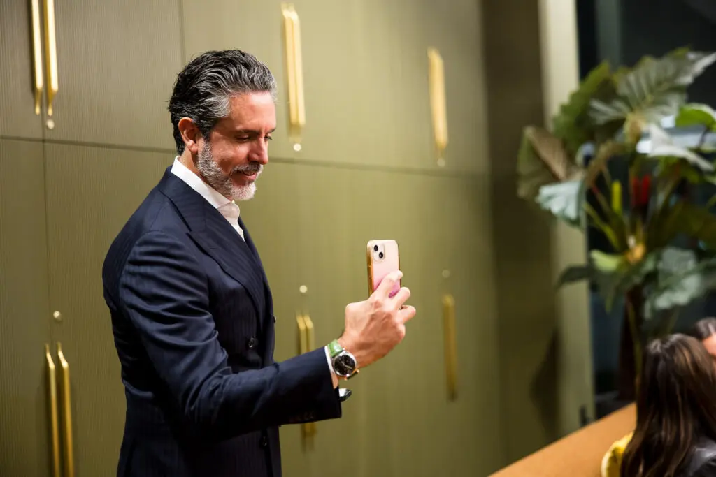 Emilio Guzman at the grand opening of Residences at The Allen. (Photo by Hung L. Truong Photography)