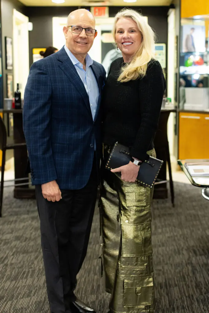 John & Susan Dabbar at the Festari for Men 30th anniversary fete and holiday party.   (Photo by Steven Traylor)