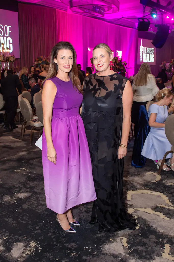 Jordan Seff, Vanessa Ames at the Arts of Healing Foundation Physician Art Show and Dinner at the Post Oak Hotel (Photo by Jacob Power)