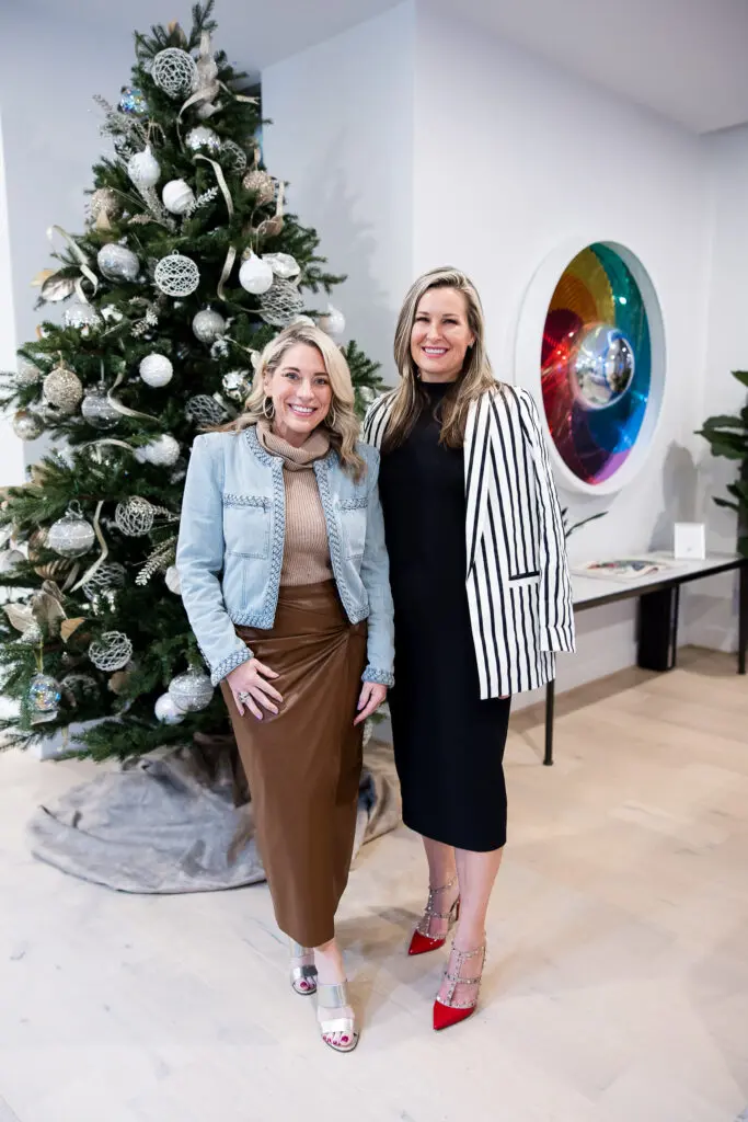 Kristen Collins, Bethany Buchanan at the grand opening of Residences at The Allen. (Photo by Hung L. Truong Photography)