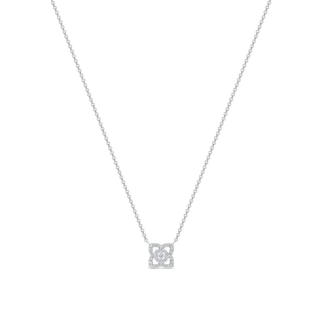 Enchanted Lotus pendant in white gold - $2,500