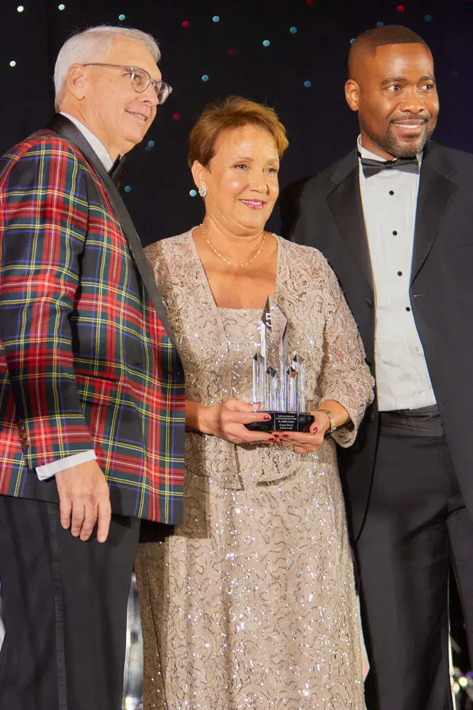 Dave Lesar, Judith Craven, Keith Garvin at the Houston Area Urban League 'Equal Opportunity Day' Gala at the Hilton Americas-Houston. 