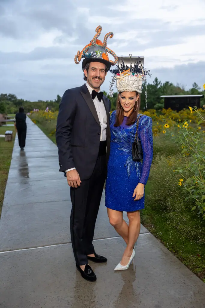 Ryan & Whitney Burns at Lawndale Art Center Hair Ball  (Photo by Jenny Antill Clifton)