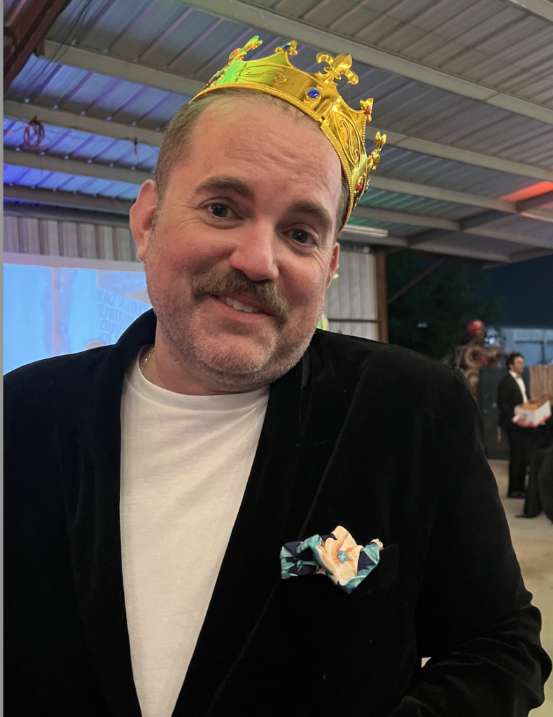 Jonathan Beitler at Orange Show Gala Where the Wild Things ART (Photo by CDA)