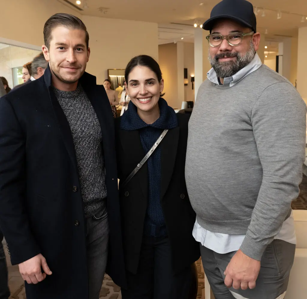 Tanner Moussa, Julia Duke, Lance Scott at David Sutherland