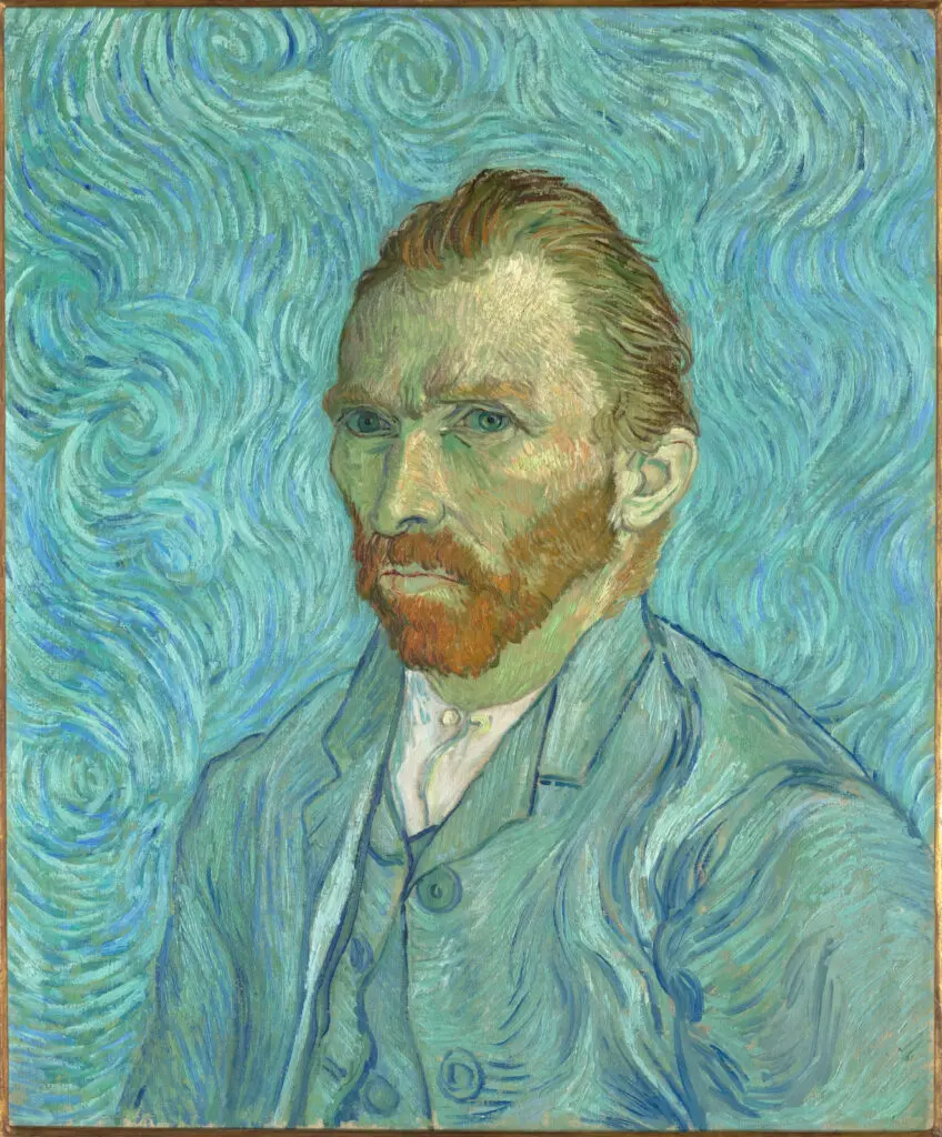 Vincent van Gogh's "Self-Portrait," 1889 at Musée d’Orsay (© Musée d’Orsay, Dist. RMN-Grand Palais. Photo by Patrice Schmidt)