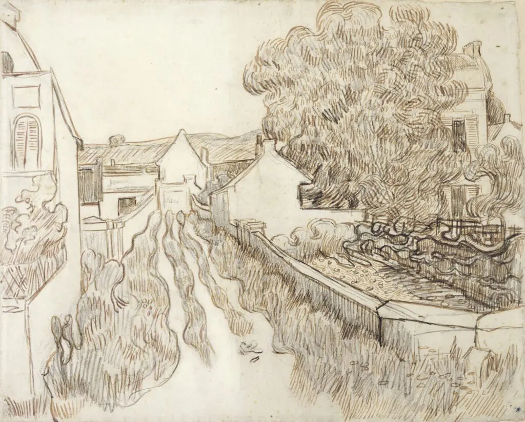 Vincent van Gogh's "Impasse avec maisons," 1890 at Van Gogh Museum, Amsterdam. (Photo by © Van Gogh Museum, Amsterdam)