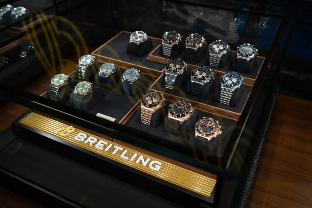 Watches on view at Grange Hall (Photo by Afritina Coker)