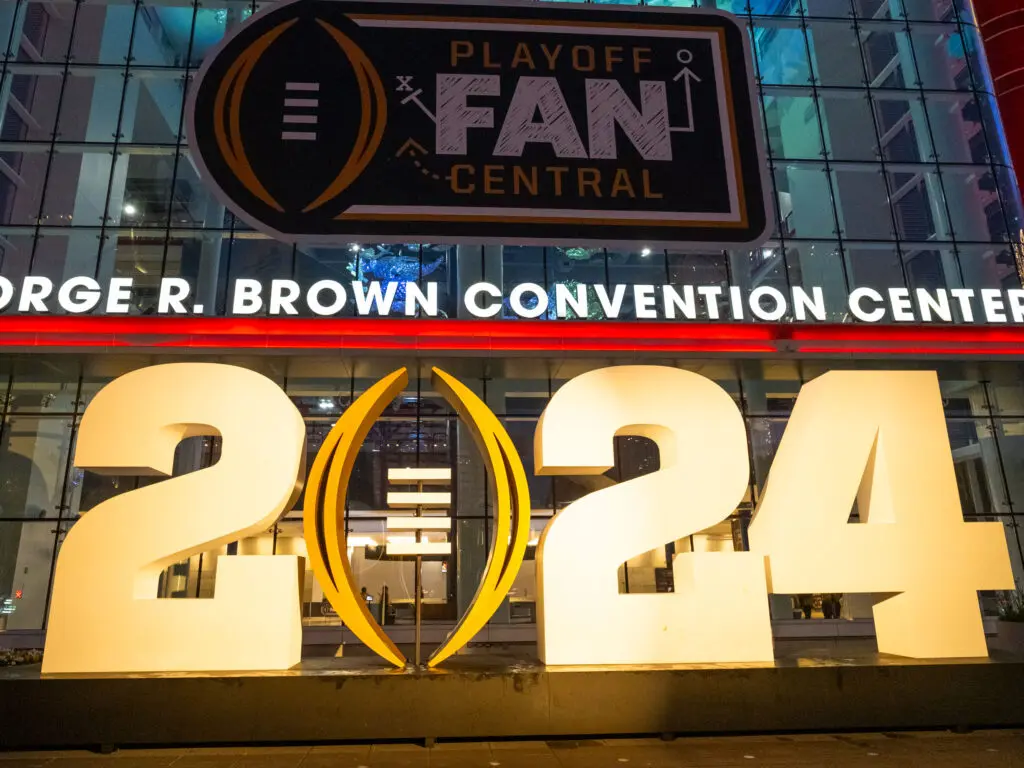 The George R. Brown Convention Center become one of the hubs of Houston's College Football Playoff National Championship Game moment. (Photo by F. Carter Smith)