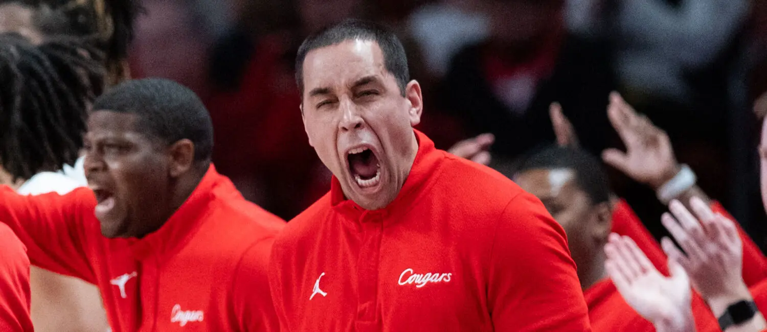 In its first Big XII contest, the University of Houston Cougars beat the University of West Virginia Mountaineers at the Fertitta Center