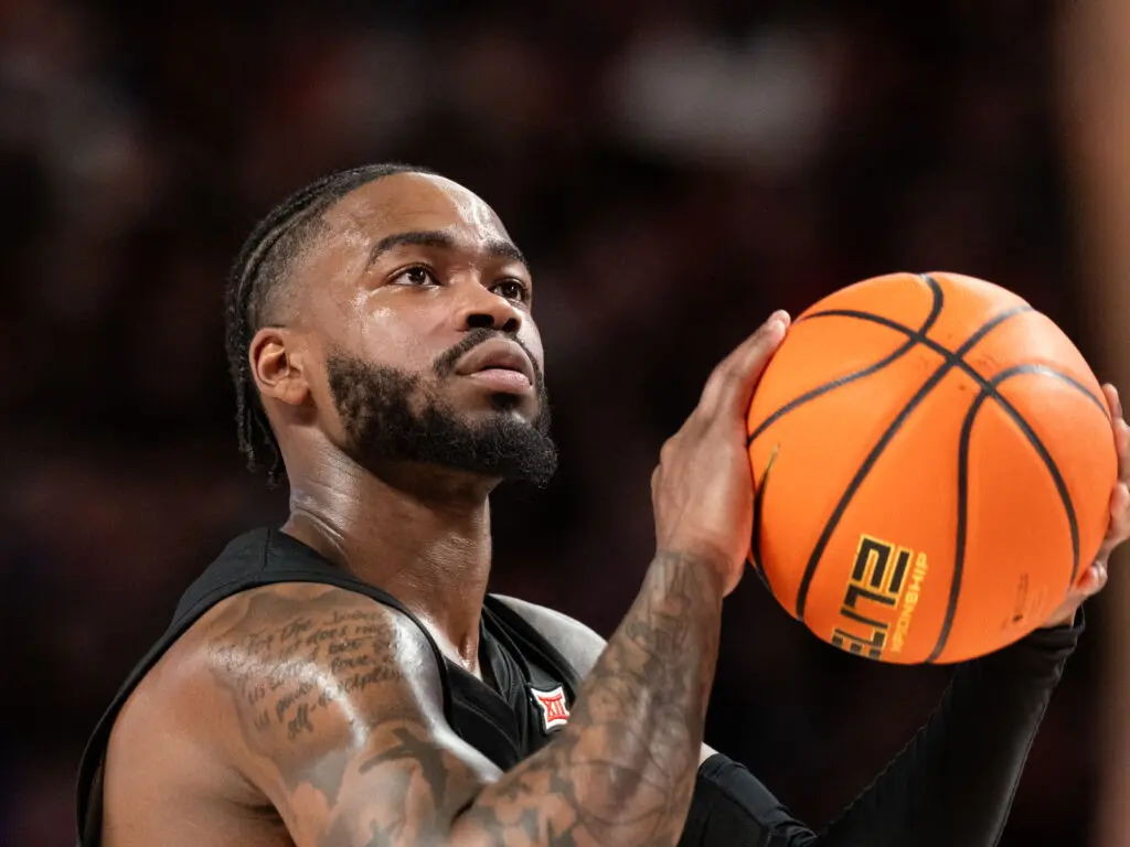University of Houston point guard Jamal Shead knows this is likely his last shot in college. (Photo by F. Carter Smith)