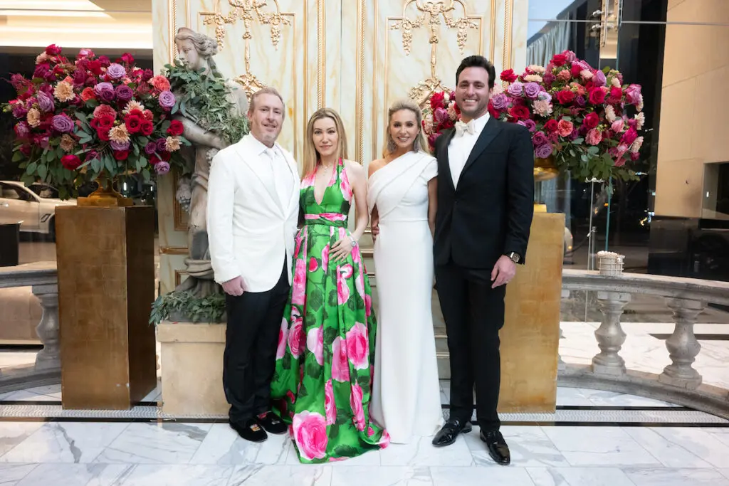 David Krieger, Devorah Rose, Chita & Lane Craft at the Houston Symphony Ball. (Photo by Daniel Ortiz)