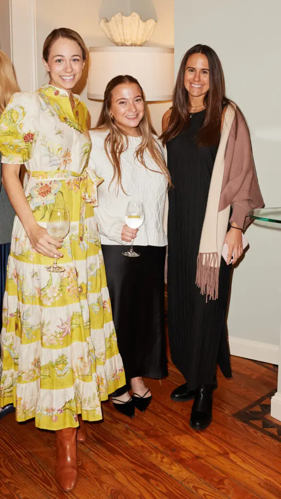 Elaina Fagan, Brittany Beck, Madeleine Austin at Jan Showers