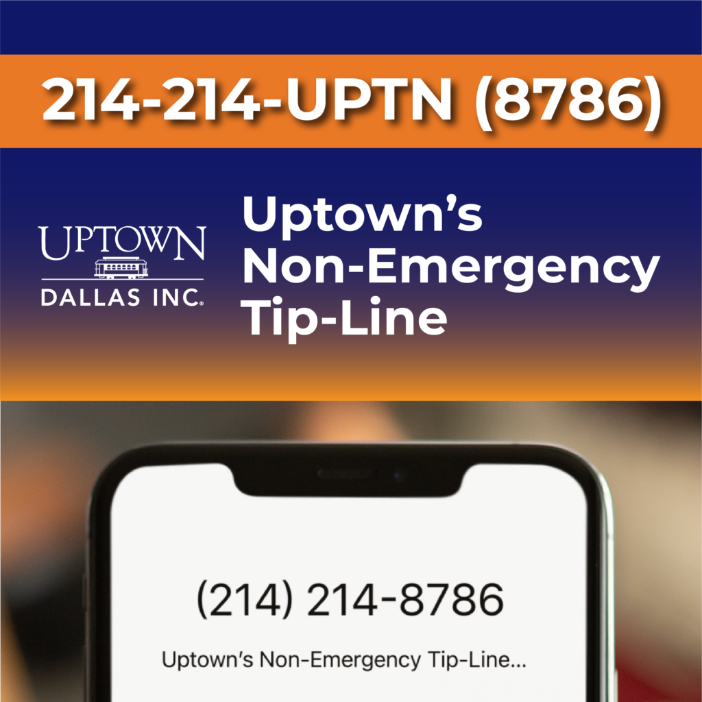 The UDI Security Team runs a non-emergency tip line.