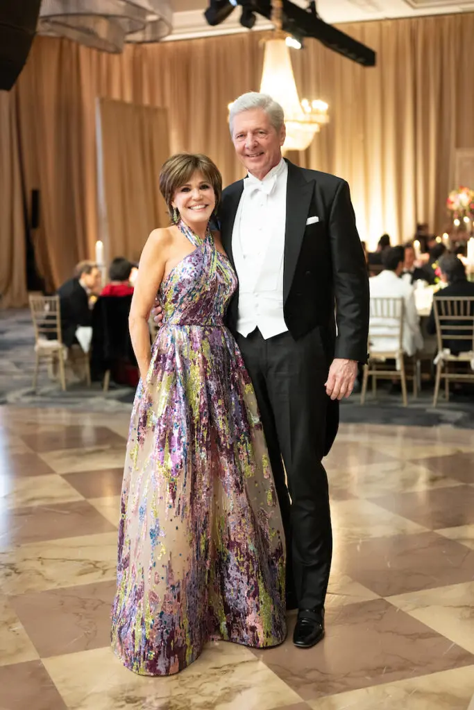 Hallie Vanderhider & Bobby Dees at the Houston Symphony Ball. (Photo by Daniel Ortiz)
