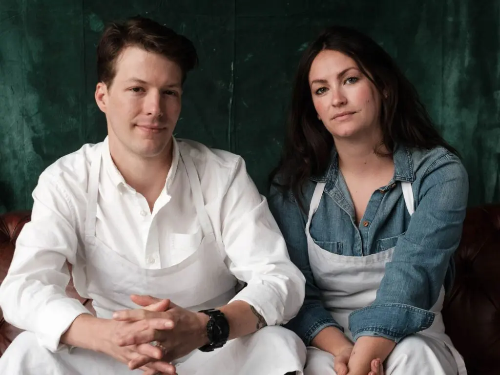 Lutie's husband-and-wife chef team Bradley Nicholson and Susana Querejazu. (Photo by Moyo Oyelola)