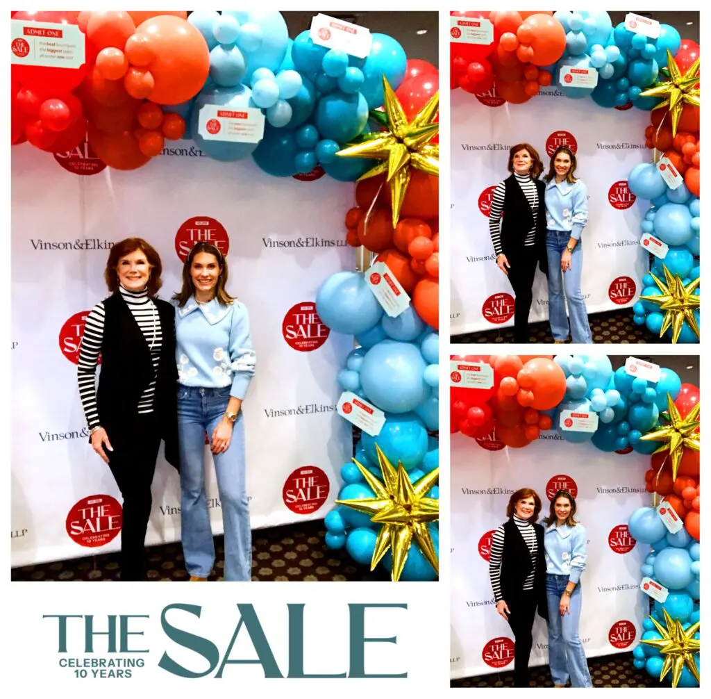 Martha White, Claire Day at Tri Delta Philanthropies The Sale (Photo by Daniel Ortiz)