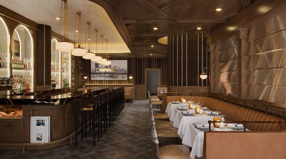 NDA Brasserie Bar Rendering