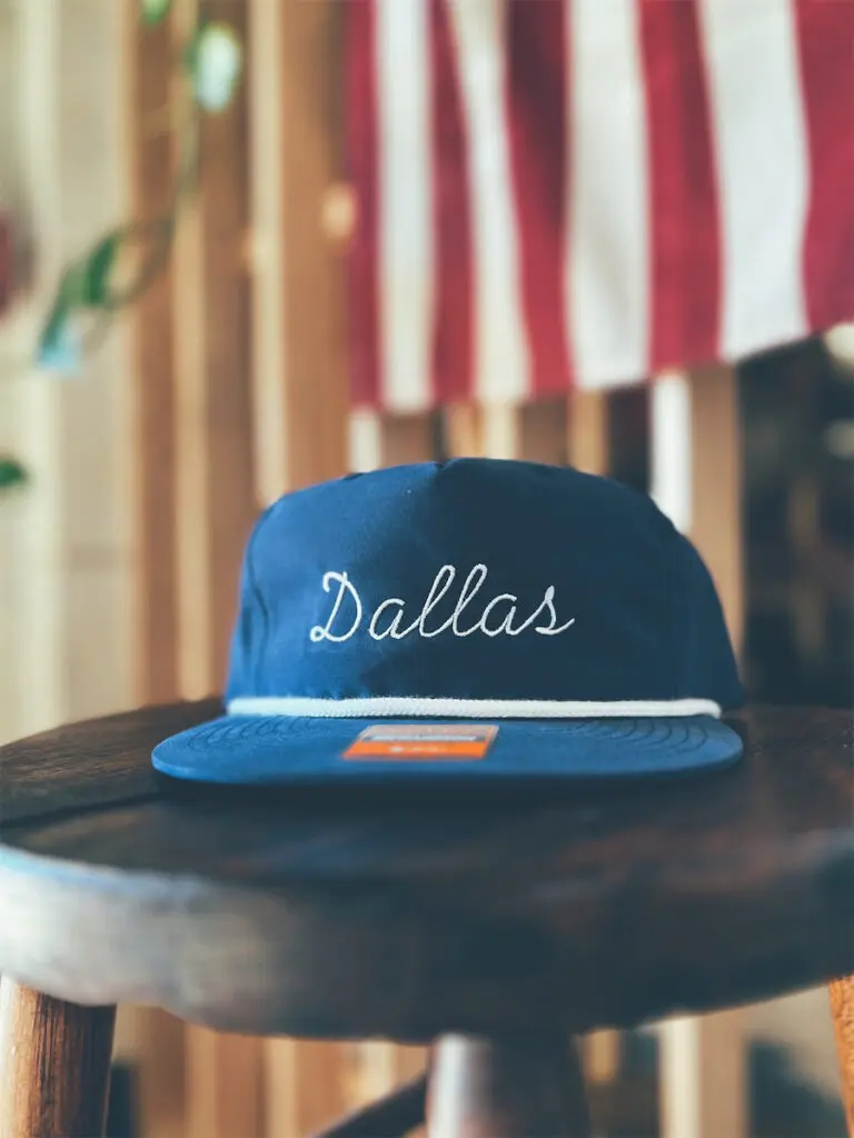 Neighborhood Supply Co. Script Dallas Rope Cap, $28