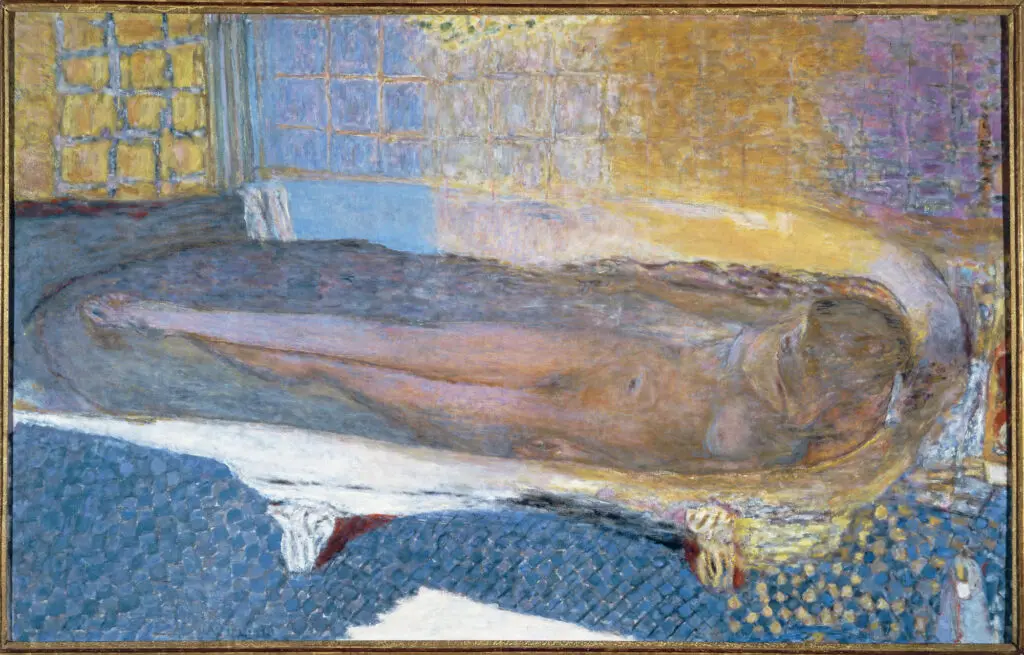 Pierre Bonnard's "Nude in the Bath," 1936 (Musée d’Art Moderne de Paris © 2023 Artists Rights Society (ARS), New York)
