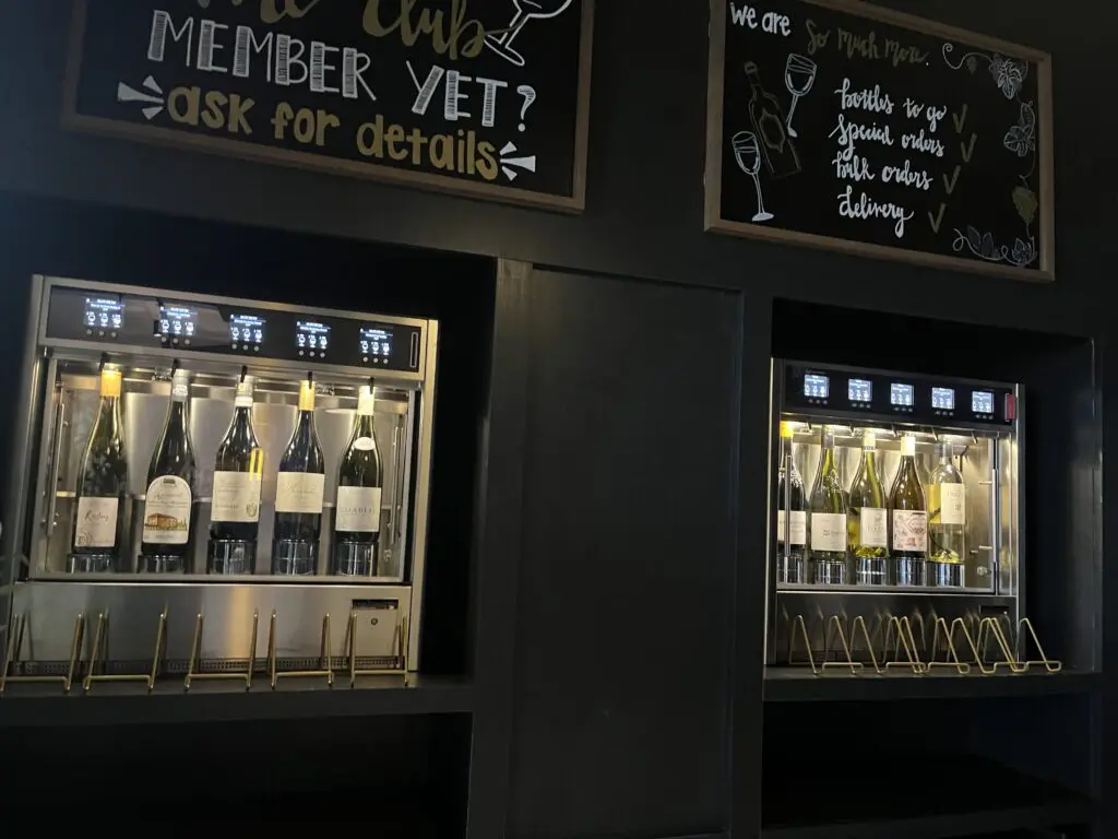 Salute Wine Bar allows guests to sample one ounce pours from different bottles.