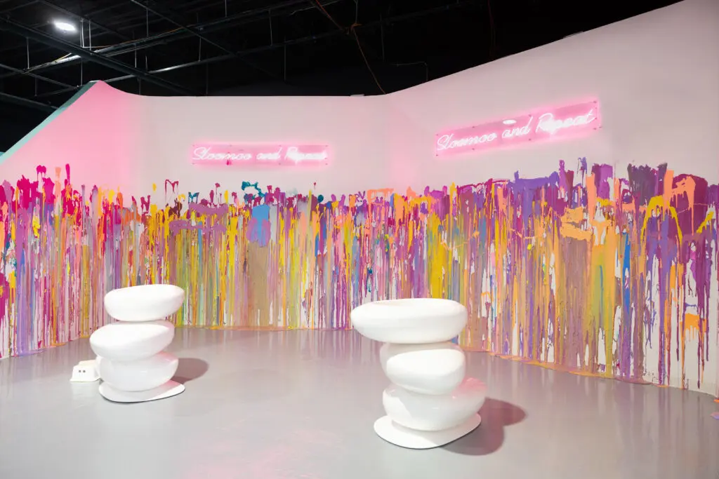 Slime & Repeat wall (Courtesy Sloomoo Institute)