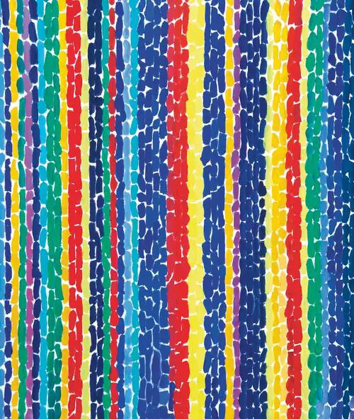 Alma Thomas's "Untitled," 1970. (Courtesy The Kinsey Collection and Holocaust Museum)