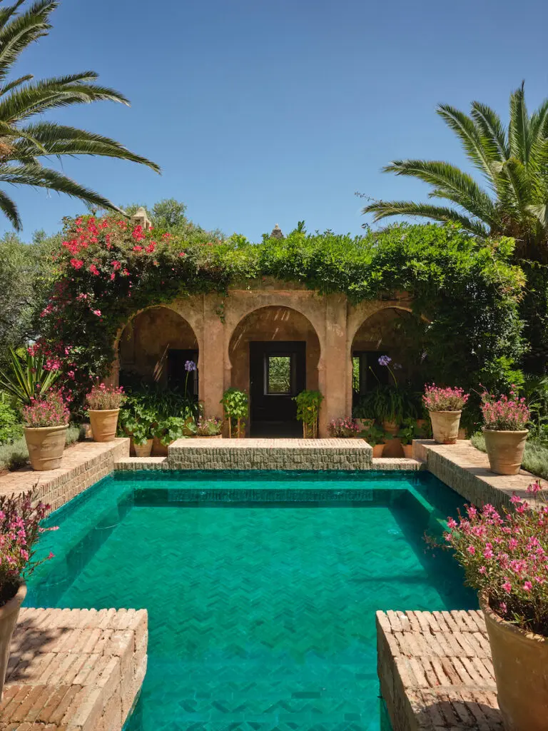 A small pool at Villa Mabrouka.  (Photo by Andrew Montgomery)