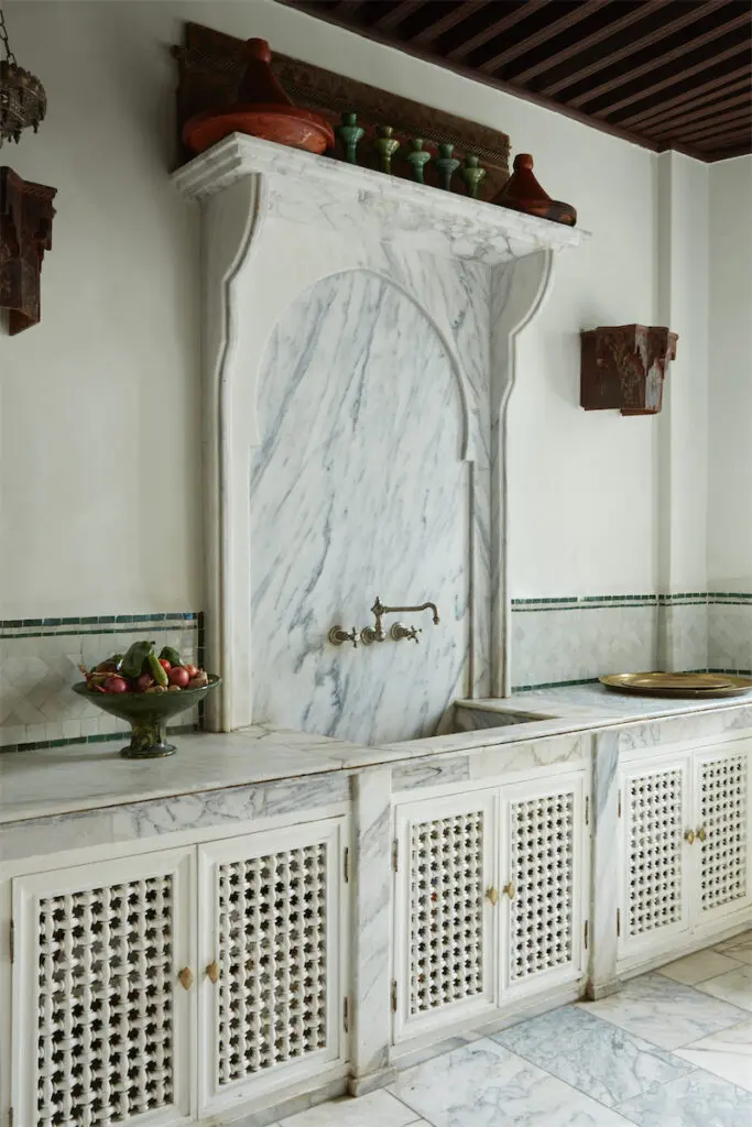 Bruno Frisoni and Herve Van Der Straeten’s home, Dar Baba, in Tangier. From the book "Inside Tangier," Vendome Press. (Photo by Guido Taroni)
