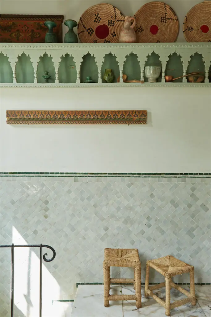 Bruno Frisoni and Herve Van Der Straeten’s home, Dar Baba, in Tangier. From the book "Inside Tangier," Vendome Press. (Photo by Guido Taroni)