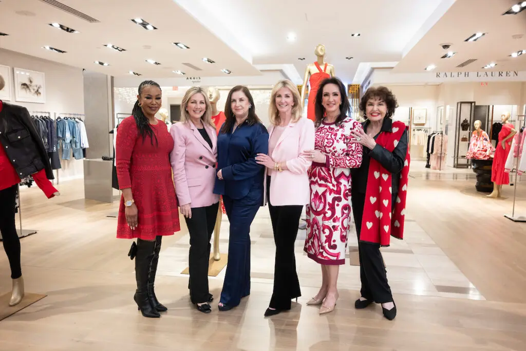  Deborah Duncan, Anne Carl, Sylvia Forsythe, Kim Moody, Alicia Smith, Warner Roberts founders of Houston Sweethearts. (Photo by Daniel Ortiz)