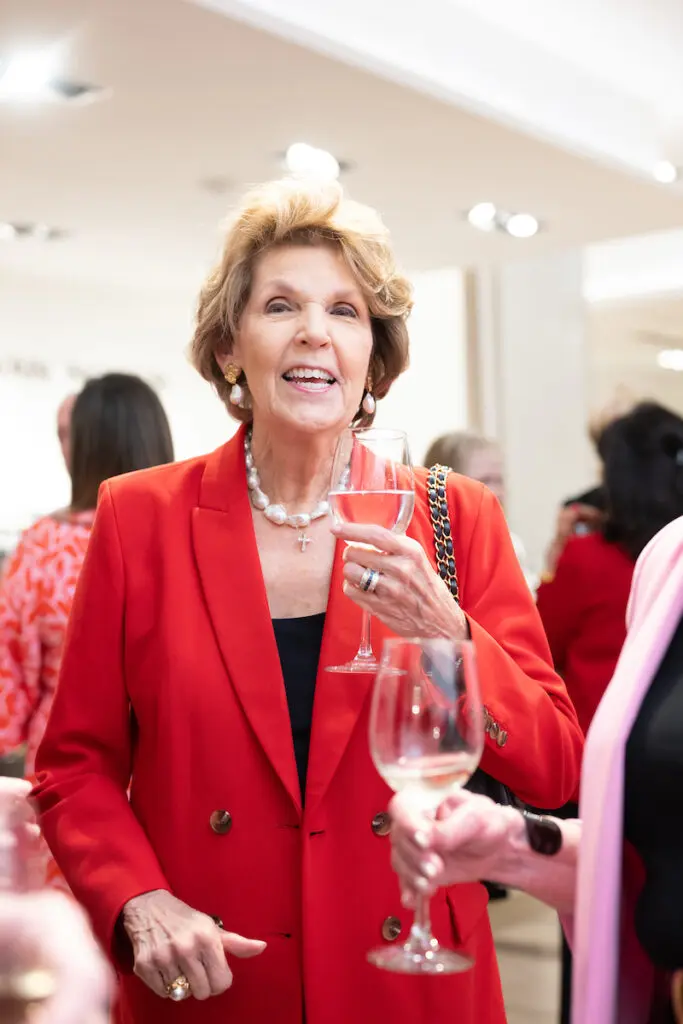 Lily Andress at the Houston Sweethearts Tea at Saks Fifth Avenue. (Photo by Daniel Ortiz)
