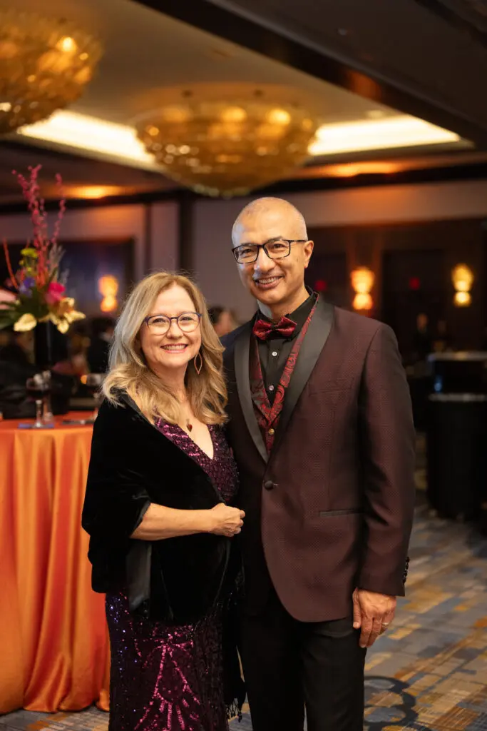Alicia & Dr. Esmaeil Porsa at the American Heart Association 40th anniversary Heart Ball. (Photo by Daniel Ortiz)