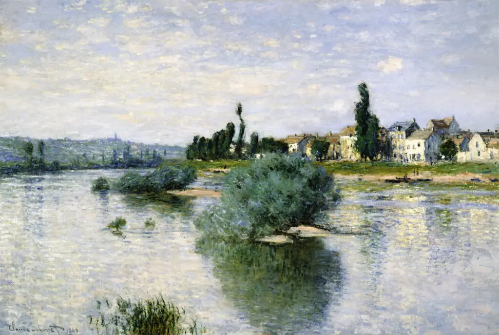 Claude Monet, "The Seine at Lavacourt," 1880