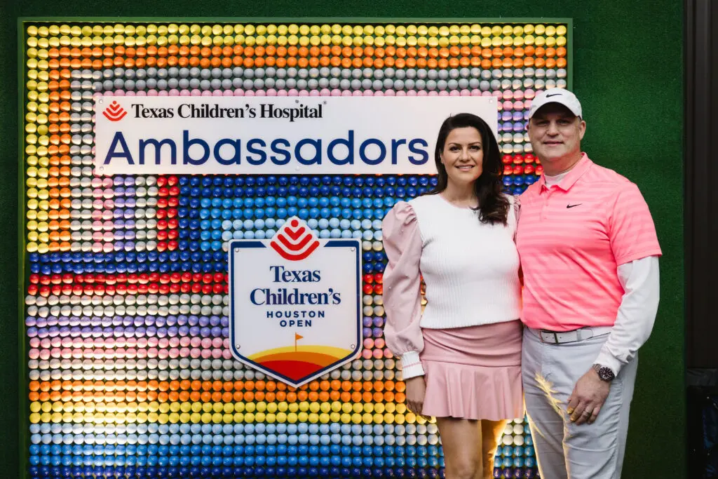 Claudia & David Walkup at Texas Children's Hospital 'Glow in the Park' event (Photo courtesy of Texas Children's Hospital)