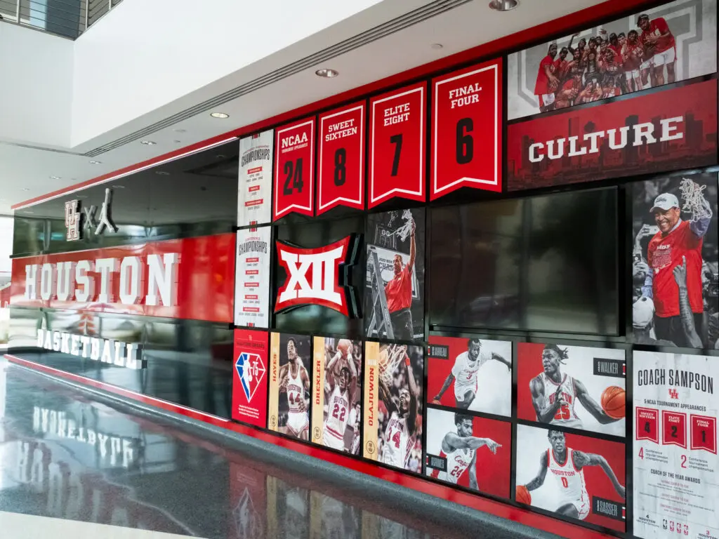 UH basketball's renovated basketball-only center is a true retreat. (Photo by F. Carter Smith)