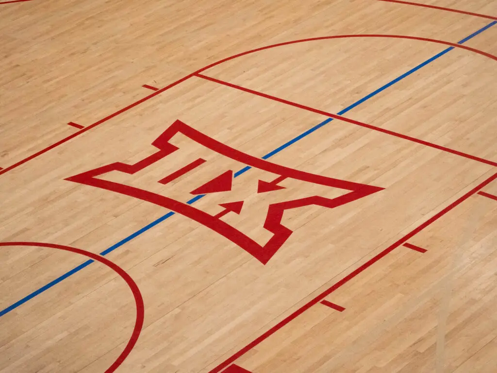 Houston's basketball facility includes some nods to the school's Big 12 reality. (Photo by F. Carter Smith)