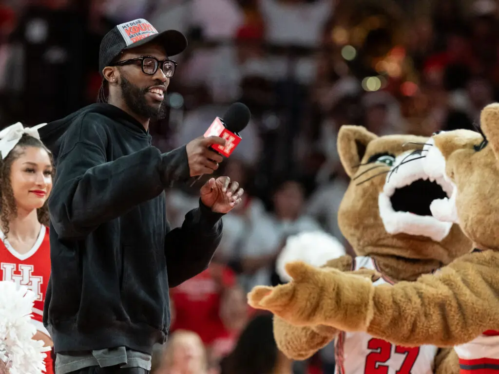 DeJon Jarreau is tearing up the G League and still loving returning to UH.. (Photo by F. Carter Smith)