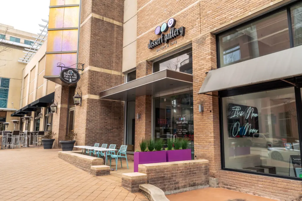 Dessert Gallery is in the space on The Waterway formerly occupied by Nestle's Toll House Cafe. (Photo by Dylan McEwan)