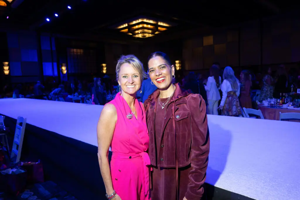 Dr. Kelly Larkin, Anita Sehgal at the Trailblazer Awards luncheon and fashion show.