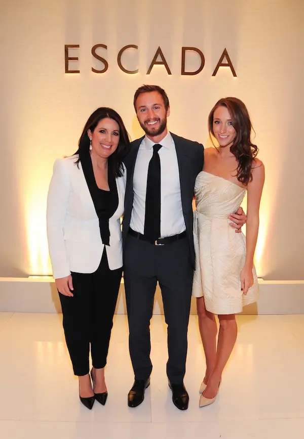 Elizabeth Anthony proprietor Julie Roberts with her children Justin (middle name Anthony) and Jennifer (middle name Elizabeth) at a United Way fundraiser.
