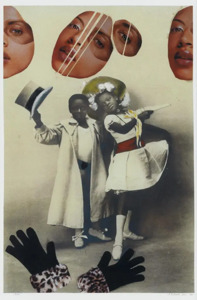 Amalia Amaki's "Bow," from the series "Face It," 2001, at Museum of Fine Arts, Houston. (Collection of the Museum of Fine Arts, Houston)