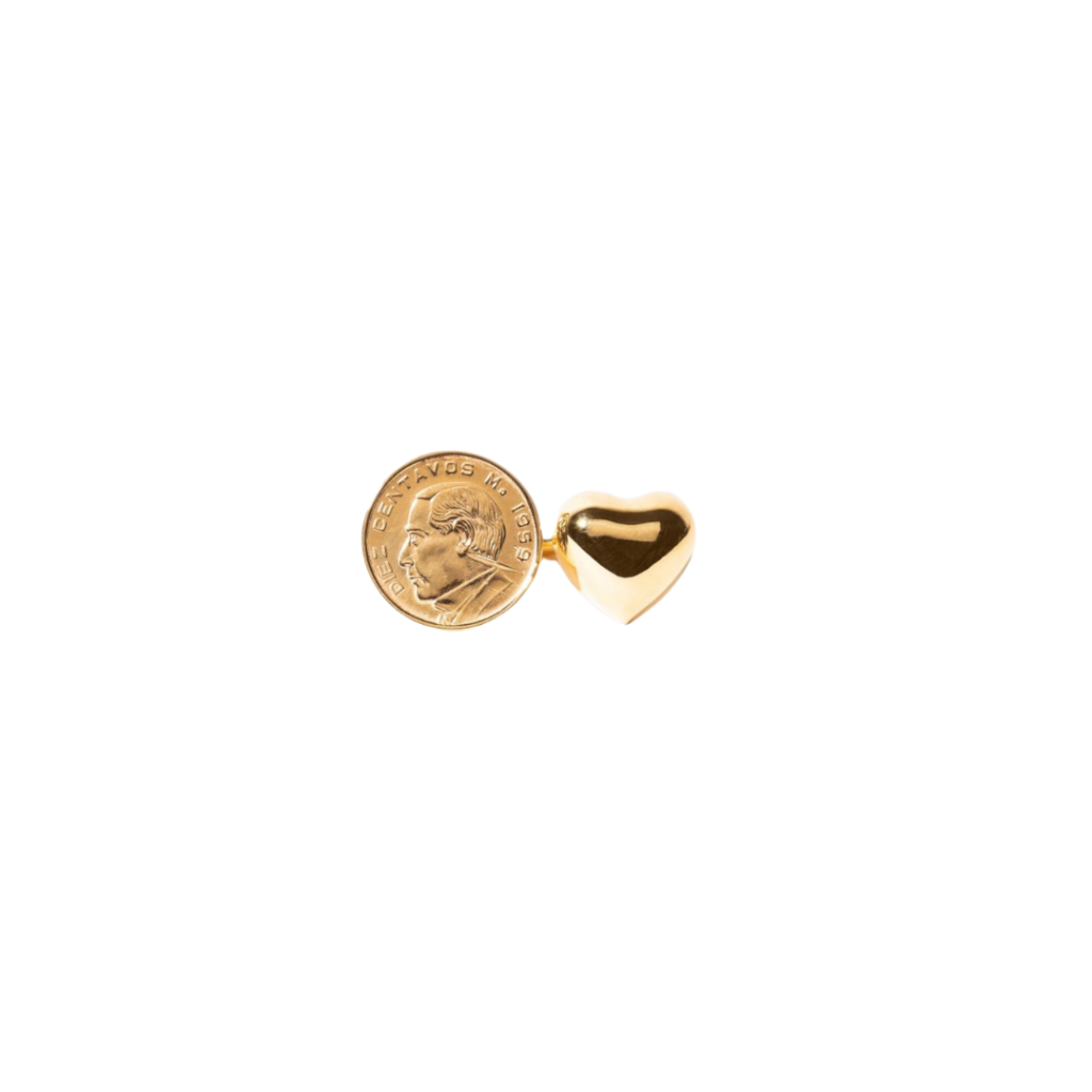 Kat + Noelle's Heart Coin Ring