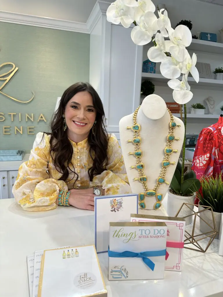 Christina Greene McAllen in her new Christina Greene boutique (Photo by Shelby Hodge)