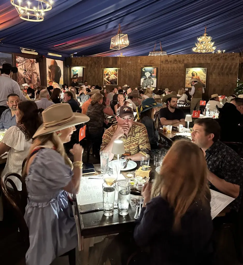 Opening night at Berg Hospitality Group's The Ranch Steakhouse was a sellout with all 240 tables filled more than once. (Photo by Shelby Hodge)